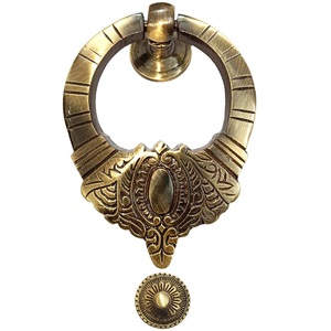 ที่เคาะประตูหัวม้าทำจากทองเหลืองที่ซับซ้อนทันสมัยทนทานสำหรับบ้านสำนักงานและโรงแรมพร้อมอุปกรณ์ตกแต่งหน้าต่าง - Product Image 6