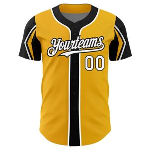 Cambio rápido de alta calidad transpirable 100% poliéster personalizado béisbol Softball Jerseys logotipos personalizados para equipos clubes - Product Image 4