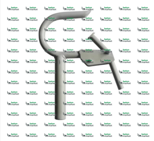 482608 Collier de serrage de tuyau d'extrémité pour pompe à béton à moteur diesel Z BOOM Haute efficacité - Product Image 1