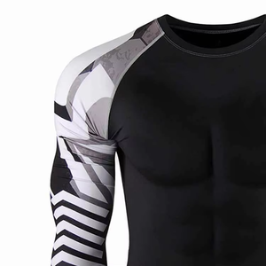 Rashguard personnalisé de qualité supérieure, vente en gros, pas cher, haute qualité, Rashguard BJJ et MMA, Rashguard Jiu Jitsu - Product Image 5