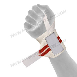 Custom Logo Adjustable Weight Lifting <b>Wrist</b> <b>Wraps</b> 12" Length Breathable Elastic <b>Wrist</b> Brace Wholesale <b>Gym</b> Crossfit <b>Wrist</b> <b>Wraps</b> - Product Image 5