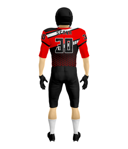 Uniforme de football américain 2025 Design personnalisé pour les jeunes adultes Tissu écologique Manches courtes Support OEM Option de livraison rapide - Product Image 5