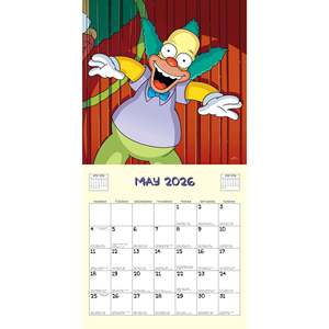 Calendario de Escritorio de Los Simpson 2026, Planificador de Papel con Funciones de Reloj para Uso en Oficina - Product Image 2