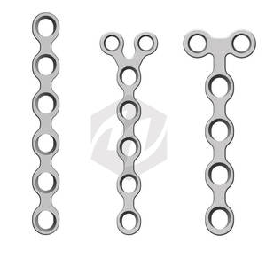 Placas de Compresión Maxilofaciales en Forma de Y, en Forma de T y de Arco para Reconstrucción Craneofacial - Product Image 6