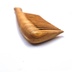Peine para Cabello con Mango de Madera Hecho a Mano para Uso en Salón de Belleza, Peine de Madera al por Mayor de saniya handicraft, de la India - Product Image 3