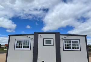 Maison conteneur extensible 2 chambres avec salle de bain intégrée pour restaurant, dortoir, bar, stand, en acier, bois, métal, panneau sandwich carré, EPS - Product Image 5