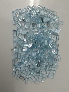 ซูบ็อกภูเขาแดงรุ่น5X2.5มม. บาแกตต์ตัดท้องฟ้าสีฟ้าพลอยบุษราคัมธรรมชาติสำหรับทำเครื่องประดับ - Product Image 2