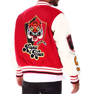 Veste de baseball unisexe légère et réversible coupe-vent, best-seller, en toile, col montant, fabriquée au Pakistan - Product Image 2