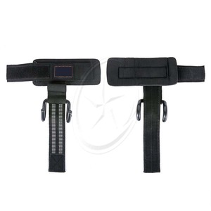 Pull-Up Support Gym Fitness Équipement Train drop shipping Haltérophilie Crochets Sangles Rembourré Poignet Poignées Pour Powerlifting - Product Image 1