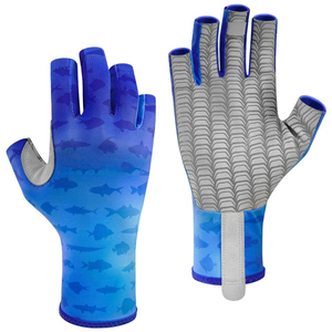 Loogdeel 1Pair Fingerless fishing gloves non-slip ... - Grandado