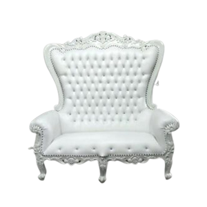 Chaise de trône roi et reine chaises de luxe en bois à double trône chaises de mariage conception antique usine directe d'Indonésie - Product Image 1