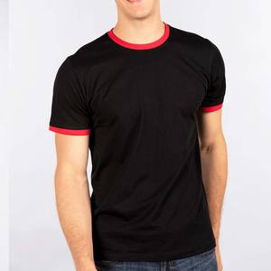 Camisetas de Algodón y Poliéster con Logotipo Personalizado, Camisetas Deportivas para Hombre, Crea Tu Marca, Camiseta Básica con Ribete, Camisetas Deportivas con Ribete - Product Image 1