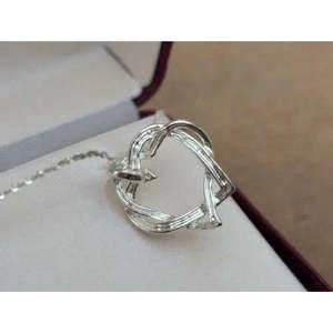 Ensemble collier et boucles d'oreilles en argent sterling de qualité AAA+ plaqué or rhodié 18 carats avec pendentif nœud - Certifié IGI/GRA/GIA - Cadeau d'Italie - Jew114 - Product Image 2