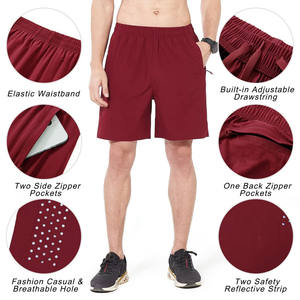 Vente en gros de shorts de sport en maille respirante de haute qualité avec poches taille élastique shorts de confort pour hommes de grande taille - Product Image 6