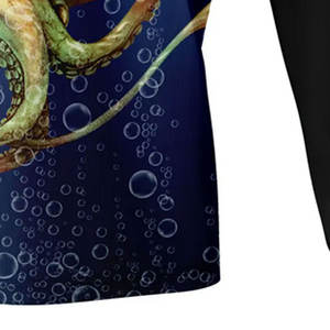 Venta al por mayor personalizado azul manos internacional de los hombres de alta calidad de poliéster camisa de pesca transpirable prendas de vestir protección UV - Product Image 5