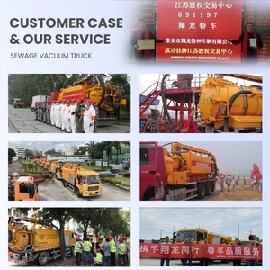 รถดูดฝุ่นแบบดูดแห้ง ยี่ห้อ HIBON รุ่น Euro Sludge Water Jet Vacuum Suction Truck พร้อมระบบเป่าลมแบบ Roots Blower สำหรับดูดฝุ่นหรือผง - Product Image 5