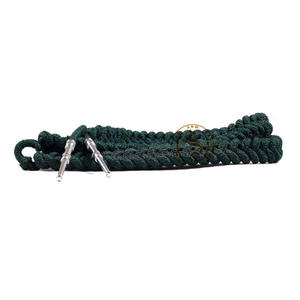 Haute Qualité Vert Aiguillette Cordon Personnalisé Couleur Épaule Ruban Robe De Cérémonie Insignes Uniformes En Gros Tissu Logo - Product Image 6