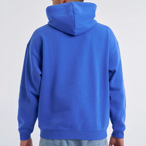 Sweat-shirts à capuche unisexes de haute qualité pour hommes, surdimensionnés, pour l'hiver, logo personnalisé, teinture unie, poids lourd, 100% coton molletonné, respirant - Product Image 6