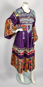 ชุดกระโปรงแฟชั่นสไตล์อัฟกานิสถานคุจิแขนยาวสำหรับผู้หญิงชุดปาร์ตี้ mudgul Maxi afghani - Product Image 4