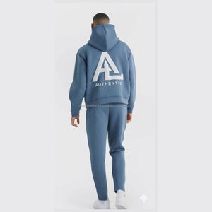 Survêtement d'entraînement pour homme, coupe ajustée, grande taille, coupe-vent, séchage rapide, écologique, pour la gym et le fitness, style streetwear hiver - Product Image 2