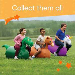 ม้ากระโดดเป่าลมพีวีซีหนา ทนทาน สำหรับเล่นน้ำ แข่งม้าเดอร์บี้ ของเล่นเด็ก โรงงานมาตรฐาน BSCI FCCA - Product Image 3