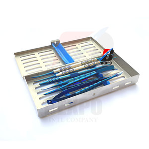 Kit orthodontique de base microchirurgical Instruments manuels dentaires Enduit de titane bleu fabriqué par Bexpo - Product Image 6
