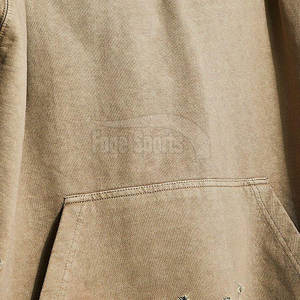 Ropa de calle de alta calidad Ajuste regular Venta al por mayor Sudaderas con capucha desgastadas de invierno Ropa de moda Hombres Básicos Logotipo personalizado - Product Image 4