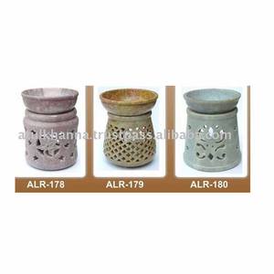 Brûleur à huile aromatique en pierre ollaire pour la décoration de la maison - Product Image 1