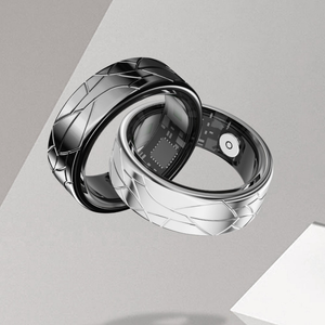 2026 Stainless Steel Smart Ring Fitness Tracker Alarm <b>Clock</b> SpO2 Sleep Monitor Remote Control App Ring - Product Image 3