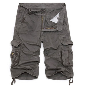Pantalones cortos de carga de secado rápido de diseño personalizado para hombres con pantalones cortos multibolsillos para hombres pantalones cortos de trabajo al aire libre teñido liso y logotipo personalizado - Product Image 1