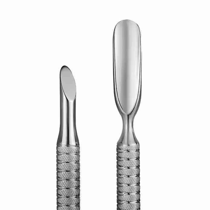 Professional Salon Grade Premium Stainless Steel Cuticle Pushers Custom Branding Nail Technician Tools Foot Callus Remover