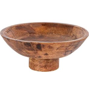 Centro de mesa de comedor de cocina minimalista moderno hecho a mano con borde negro cuenco de madera Natural con Plato decorativo Interior - Product Image 3