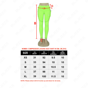 Blaze Fight Wear vente en gros personnalisable solide taille haute entraînement Yoga Leggings respirant évacuation de la sueur taille élastique - Product Image 6