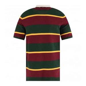 Street Style Oversize Heavyweight Hommes Chemise Casual Hommes Travail T-shirt Vente en gros Hommes Heavy Polo T-shirt Logo personnalisé - Product Image 4