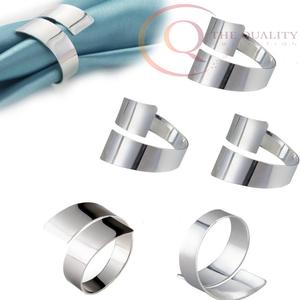 Anillos de Servilleta de Aluminio de Lujo para Mesa de Comedor, Vajilla Ecológica para Bodas y Restaurantes - Product Image 3