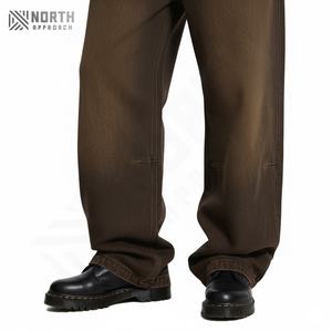 Pantalones Vaqueros de Mezclilla Personalizados Azul Negro de Buena Calidad al por Mayor, Pantalones Vaqueros Casuales de Algodón para Hombre de Talla Grande, Pantalones Vaqueros de Mezclilla Personalizados para Hombre - Product Image 6