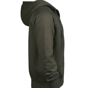 Sudadera con capucha personalizada con cremallera completa, sudaderas promocionales de moda - Product Image 4