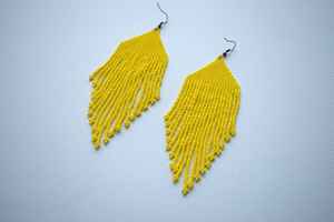 ต่างหูลูกปัดแก้วทันสมัยดีไซน์เทอร์ควอยซ์ขอบเรียงเป็นเอกลักษณ์ของขวัญจากงานหัตถกรรม - Product Image 6