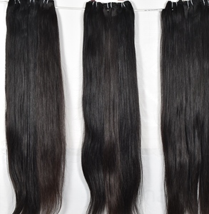 Bundles de cheveux indiens vierges non traités à cuticules alignées Extensions de cheveux Remy humains naturels brésiliens avec des vagues d'eau lâches profondes - Product Image 6