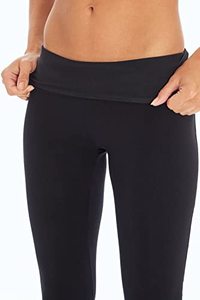 High Waist Seamless Black <b>Yoga</b> Leggings Full Length Elastic Waist Solid Color Spandex Nylon <b>Pants</b> for <b>Women</b> - Product Image 4