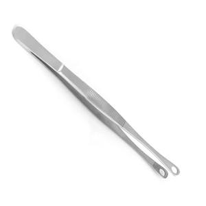 Pinzas para Tejidos SINGLEY (45.5cm) Rectas con Bucle Serrado, Instrumento Quirúrgico de Acero Inoxidable Premium para Manipulación Precisa de Tejidos - Product Image 2