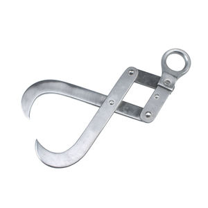 Crochet obstétrical Krey en acier inoxydable, instrument vétérinaire pour l'insémination et l'obstétrique, diagnostic pour les hôpitaux vétérinaires - Product Image 5