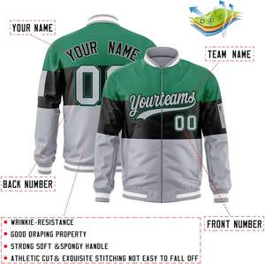 Vestes d'université conçues sur mesure avec fermeture éclair à l'avant Fabricant OEM pour événements, promotions et uniformes - Product Image 3