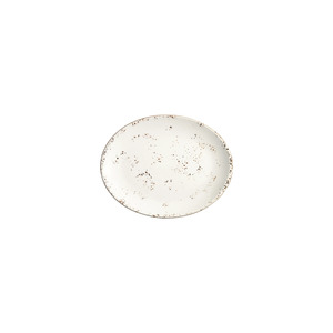 Bonami Elegant <b>Large</b> 31 cm Oval <b>Plate</b> Premium Porcelain Grain Moove Serving Presentation <b>Plate</b> Natural Speckled Texture Parties - Product Image 1