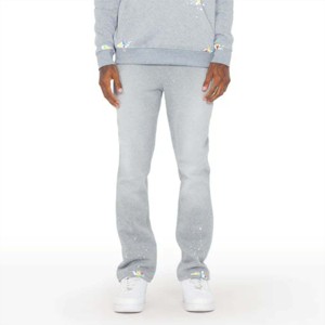 Trajes de chándal lavados con ácido Flare apilados únicos para mujeres y hombres: cómodos, de cintura alta y modernos - Product Image 6