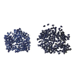 5x3mm poire coupe calibré naturel bleu saphir pierres précieuses en vrac fabrication de bijoux à facettes prix de gros Vivaaz gemmes IGI - Product Image 3