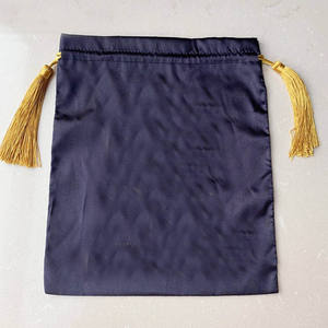 Satin Dust Proof Hair Bag Silk Drawstring Jewelry Pouch Soft Smooth Packaging Bag <b>for</b> Accessories Gift <b>Storage</b> Travel Use - Product Image 5