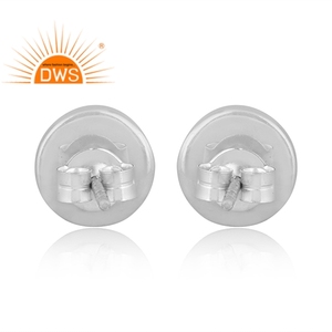 Boucles d'oreilles en Lapis Lazuli naturel en argent sterling fin de conception faite à la main fabricant de bijoux - Product Image 4