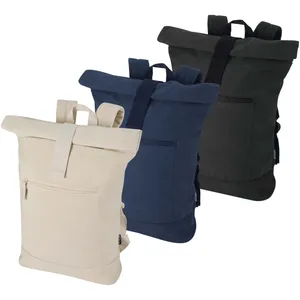Recycled Rolltop <b>Backpack</b> for Sustainable Gadget Lovers - Product Image 4