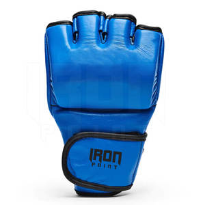 Guantes MMA de cuero de alta calidad Último diseño Guantes MMA Entrenamiento DE LUCHA Competición Tela de cuero Guantes MMA para jóvenes - Product Image 3